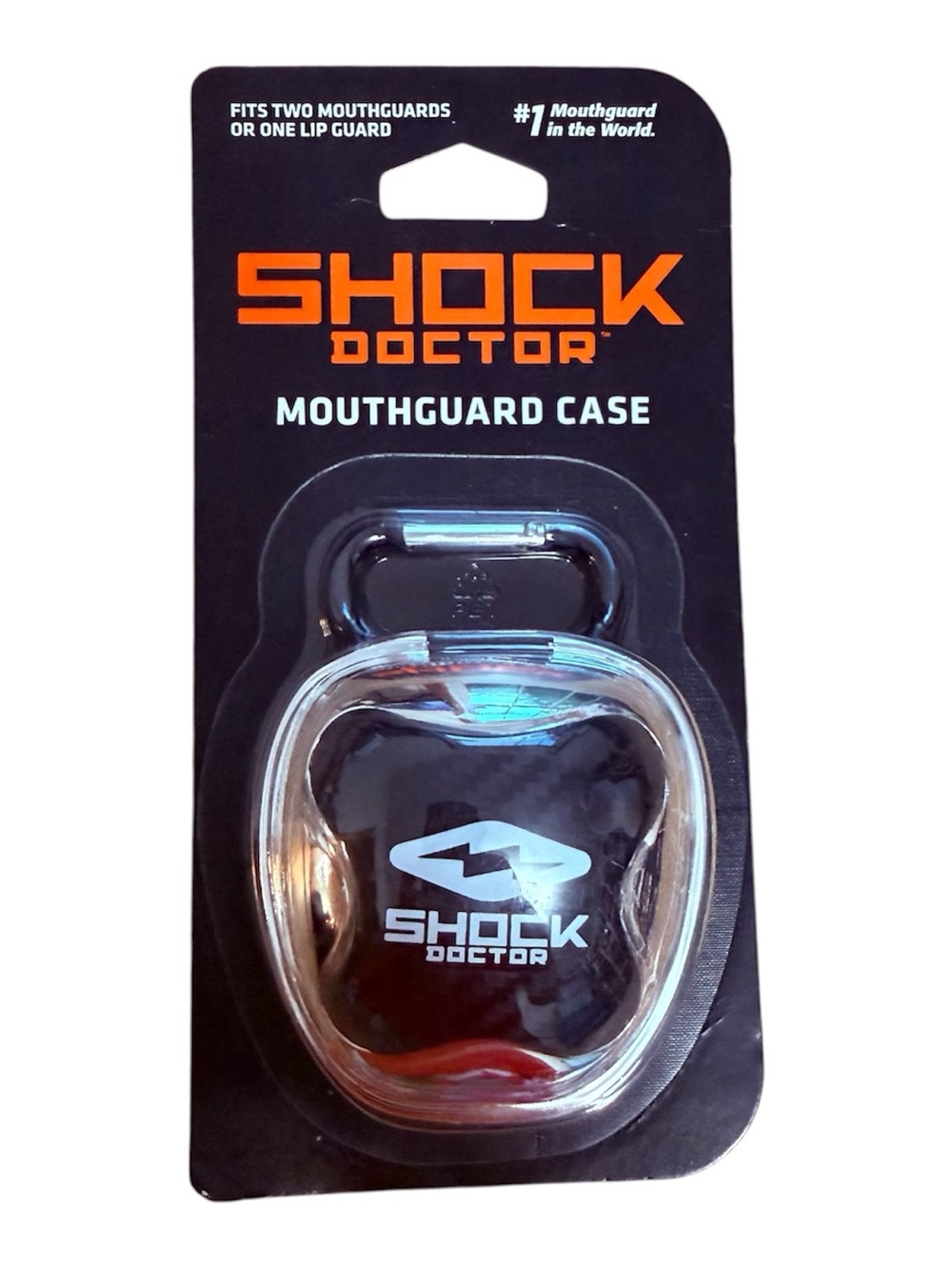 Shock Doctor Heavy Duty Ventilated Mouthguard Case Lip Guard NEW